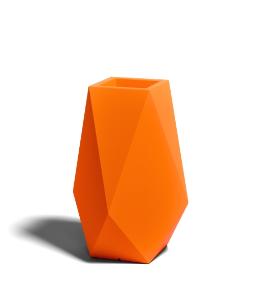 Donica Volcano 70 cm pomarańczowa monumo do salonu